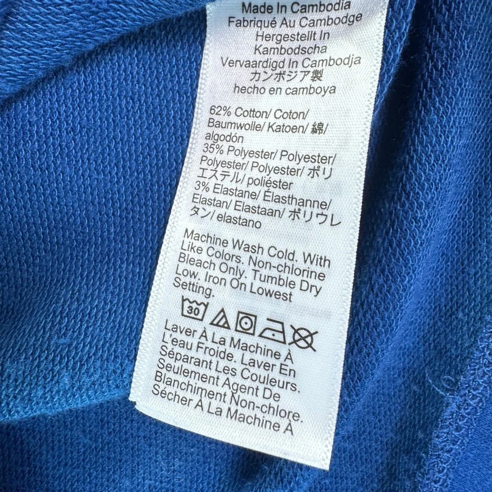 J. Crew Colorblock French Terry Hoodie Size S Unisex Coastal